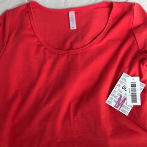 NWT- coral long sleeve top, LLR Lynnae
